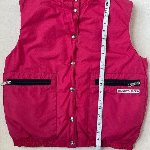 THE NORTH FACE Vintage Pink Puffer Vest M - Picture 6 of 10